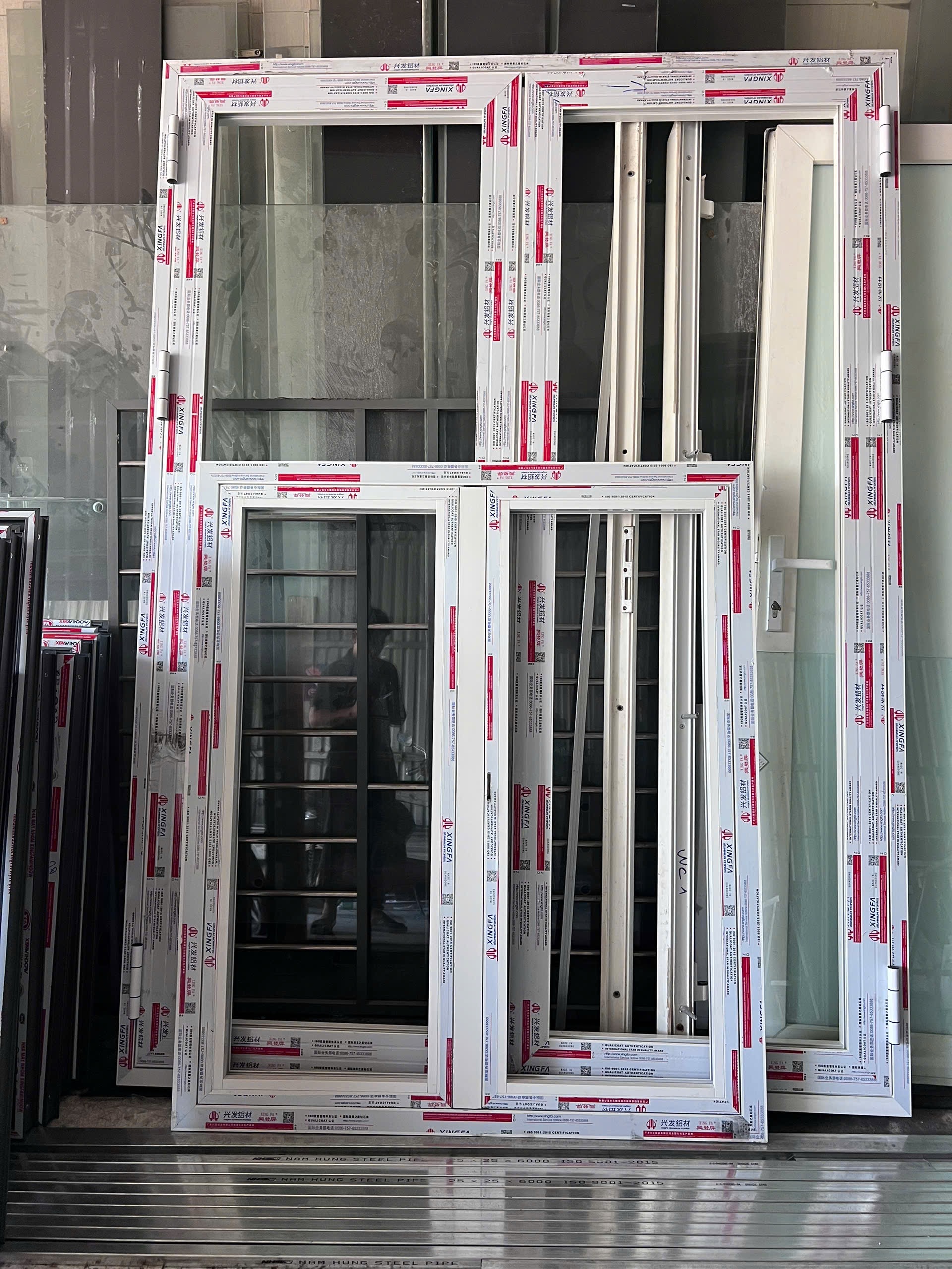Cửa cách âm nhôm kính hộp 2 lớp - Ảnh 2