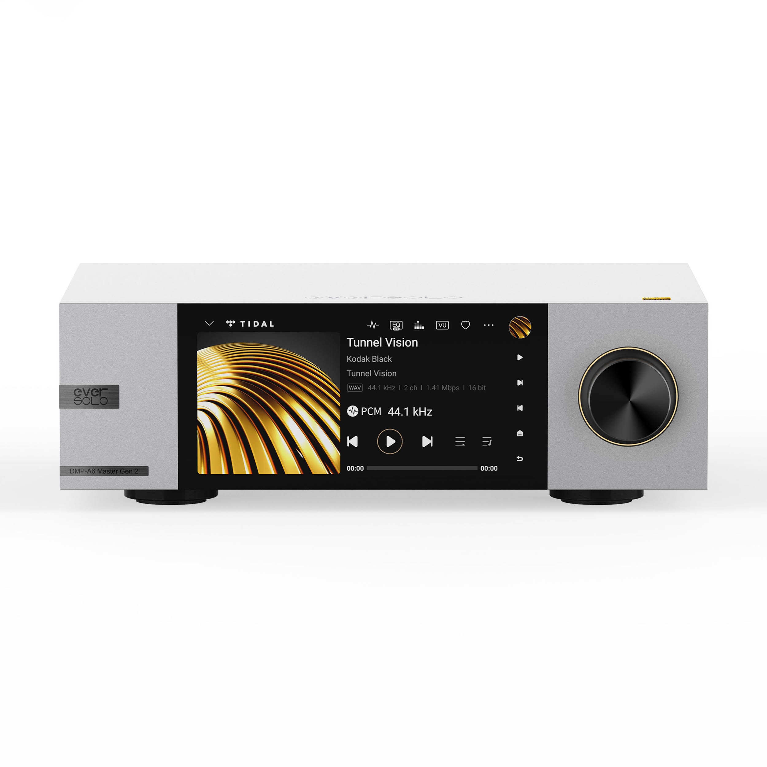 Eversolo DMP-A6 Master Edition Gen 2 màu bạc, ảnh sản phẩm nền trắng